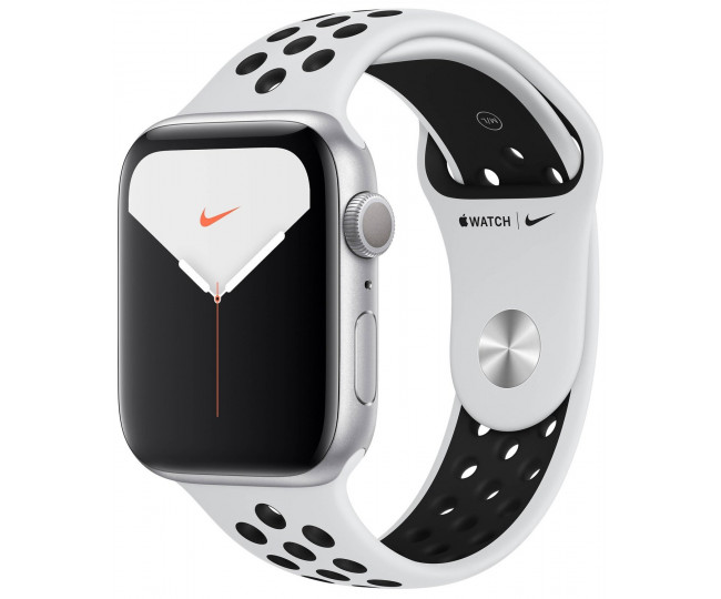 Apple Watch Series Nike 5 GPS 44mm Silver Aluminum Case Pure Plat/Blk Sp Band (MX3V2) б/у
